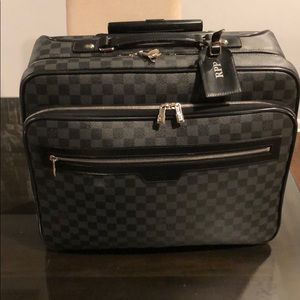 Genuine Louis Vuitton Rolling Overnight Bag
